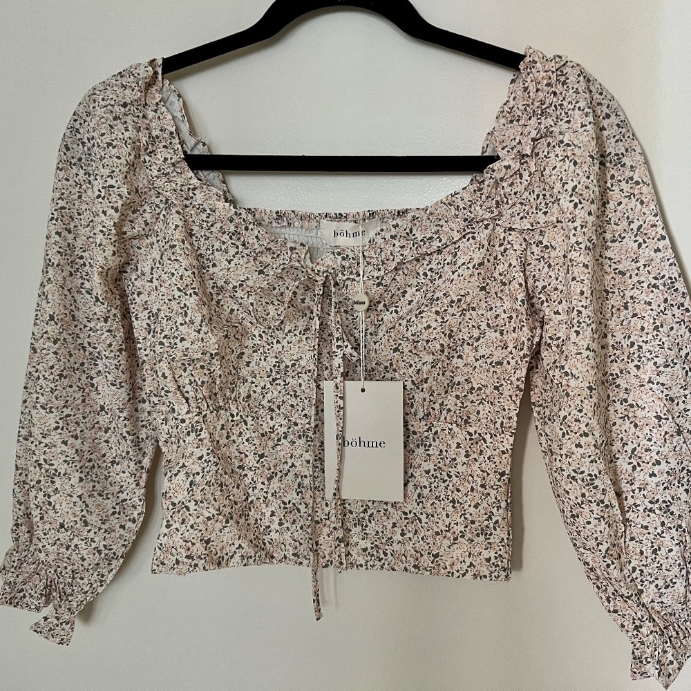 Bohme Womens 3/4 long sleeve top